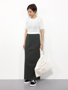 mihiroさん（レディース・156cm）の夏コーディネート