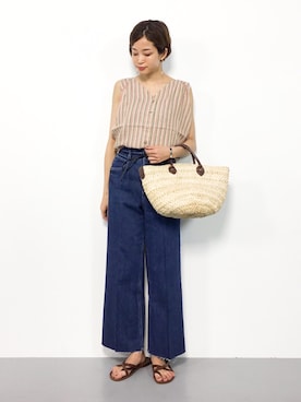 mihiroさん（レディース・156cm）の夏コーディネート