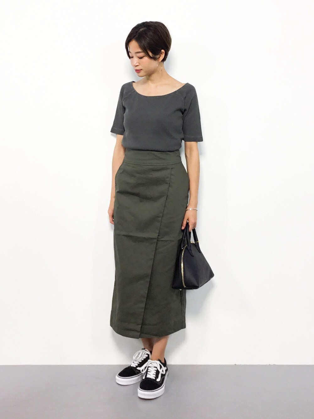 mihiroさんの「【WEB限定】チノラップIラインスカート（CIAOPANIC TYPY）」を使ったコーディネート
