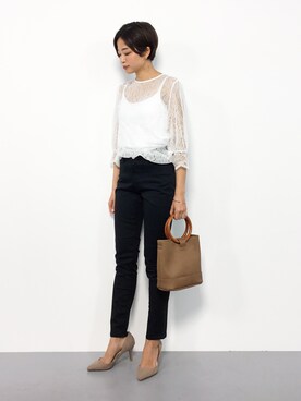 mihiroさん（レディース・156cm）の夏コーディネート