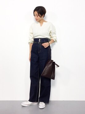 mihiroさん（レディース・156cm）の夏コーディネート