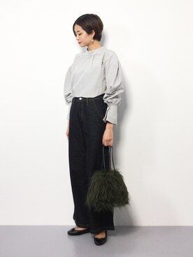 「Primazel（プリマゼル）のアイテム」を使った、mihiroさん（レディース・156cm）の秋コーディネート