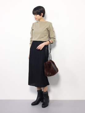 mihiroさん（レディース・156cm）の秋コーディネート