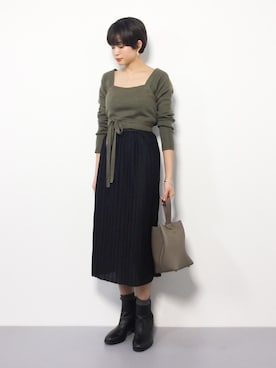 mihiroさん（レディース・156cm）の秋コーディネート