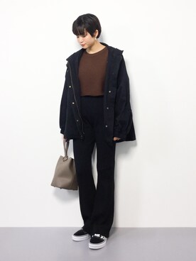 「reca（レカ）のアイテム（ブルゾン）」を使った、mihiroさん（レディース・156cm）の秋コーディネート