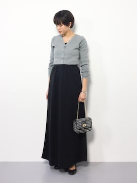 「IMAGE COLLECTION（イマージュコレクション）のアイテム」を使った、mihiroさん（レディース・156cm）の秋コーディネート