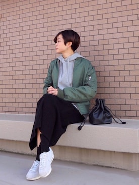 mihiroさん（レディース・156cm）の冬コーディネート