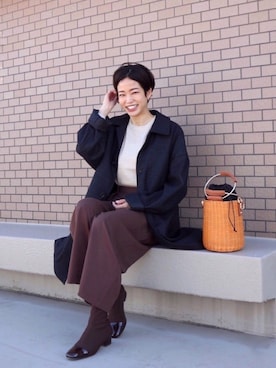 mihiroさん(レディース・156cm)の冬コーディネート