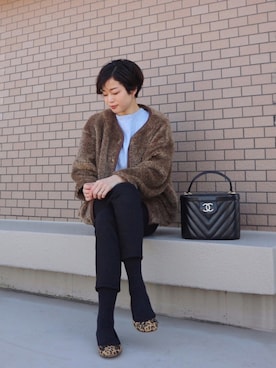 mihiroさん（レディース・156cm）の冬コーディネート