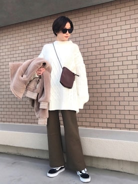 mihiroさん（レディース・156cm）の冬コーディネート