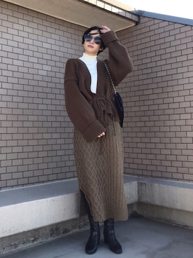 mihiroさん(レディース・156cm)の冬コーディネート