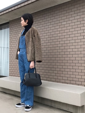 mihiroさん（レディース・156cm）の冬コーディネート