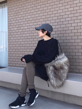 mihiroさん（レディース・156cm）の冬コーディネート