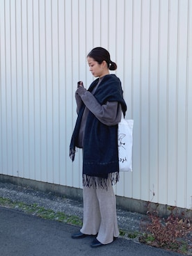 mihiroさん（レディース・156cm）の冬コーディネート