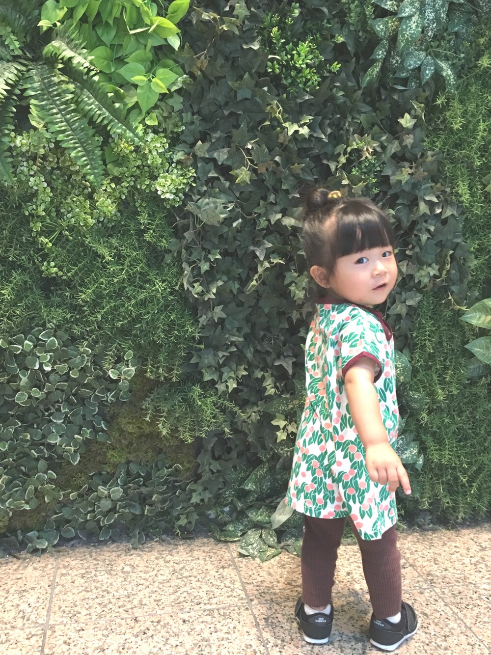 「キッズコーデ、kids、おんなのこ、2歳、保育園コーデ、韓国子供服」｜「ANNIKAのアイテム（Tシャツ/カットソー、その他）」を使った、emma*◡̈**さん（キッズ・80cm）の夏コーディネートの1枚目の写真