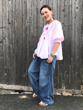 RaRa Clocheさん（レディース・170cm）の夏コーディネート