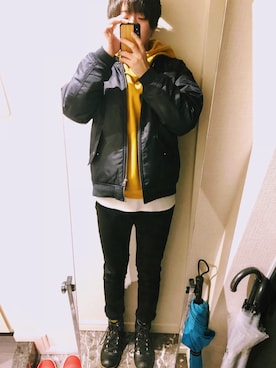 こうさん（メンズ・178cm）の冬コーディネート