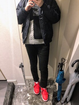 こうさん（メンズ・178cm）の冬コーディネート