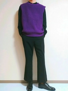 「temptation（テンプテーション）のアイテム（トップス）」を使った、kolaiさん（メンズ・171cm）の冬コーディネート