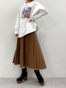 「サイドゴアブーツ」｜kyonさん（レディース・165cm）の秋コーディネート