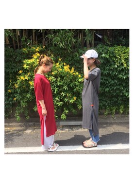 「シルクパンツ」｜cadoromoさん（レディース・151cm）の夏コーディネート