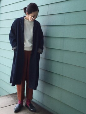 「WEARBOOKCAFEよろしくです。」｜まいこさん（レディース・160cm）の秋コーディネート