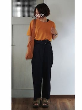 「Relate（リレート）のアイテム」を使った、まいこさん（レディース・160cm）の夏コーディネート