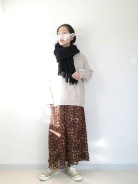 まいこさん（レディース・160cm）の冬コーディネート