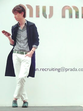 TetsuyaAshitaniさん（メンズ・175cm）の春コーディネート