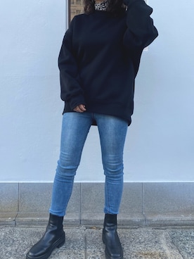 「いいね返し」｜「アイテム（財布/小物）」を使った、チ　ハ　ルさん（レディース・154cm）の冬コーディネート