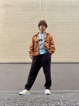 「COLONY 2139（コロニートゥーワンスリーナイン）のアイテム（ブルゾン）」を使った、ken7a0929さん（メンズ・166cm）の秋コーディネート
