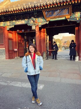 「LiVES（ライヴズ）のアイテム」を使った、Maggie-xmjさん（レディース・163cm）の春コーディネート