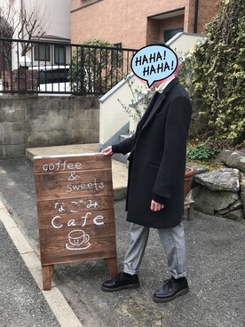 「JUNRED（ジュンレッド）のアイテム（ボディバッグ/ウエストポーチ）」を使った、タモツさん（メンズ・167cm）の春コーディネート