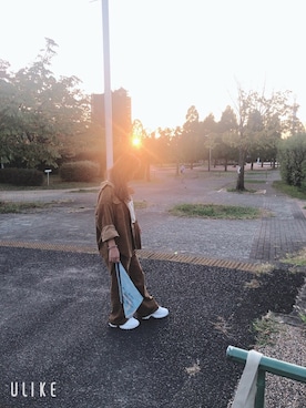 「LOWRYS FARM（ローリーズファーム）のアイテム（セットアップ）」を使った、AIKAさん（レディース・150cm）の秋コーディネート