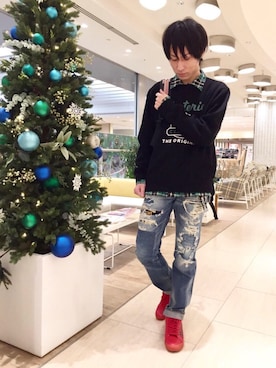 RYUさん（メンズ・172cm）の冬コーディネート