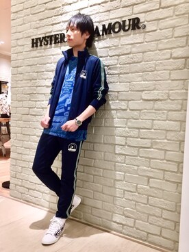 「サマーニット」｜「アイテム（ブルゾン）」を使った、RYUさん（メンズ・172cm）の春コーディネート