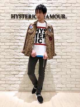 「スタッズベルト」｜「アイテム（アクセサリー）」を使った、RYUさん（メンズ・172cm）の夏コーディネート