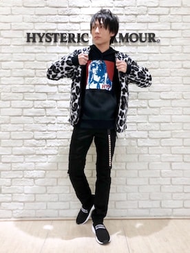 「ニットパーカー」｜「アイテム（ブルゾン）」を使った、RYUさん（メンズ・172cm）の秋コーディネート
