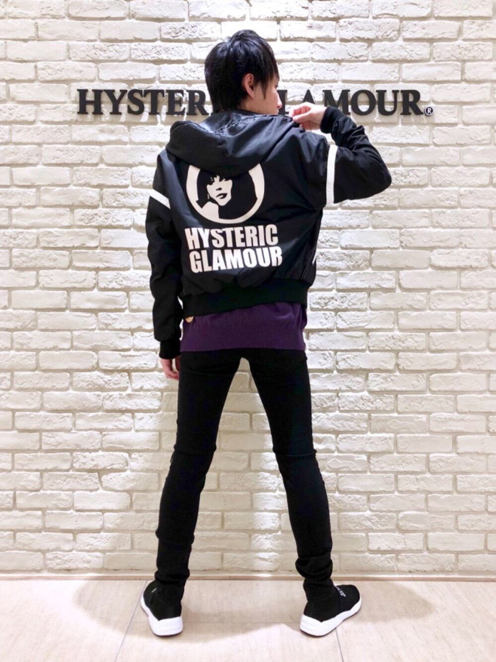 RYUさんの「HG CIRCLE HEADフーデッドジャケット（HYSTERIC GLAMOUR）」を使ったコーディネート