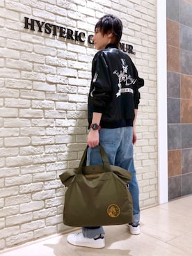 「G-SHOCK」｜「アイテム（オールインワン・サロペット）」を使った、RYUさん（メンズ・172cm）の春コーディネート