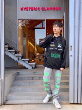 「ナイロンパーカー」｜「アイテム（その他トップス）」を使った、RYUさん（メンズ・172cm）の秋コーディネート