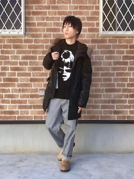 RYUさん（メンズ・172cm）の冬コーディネート