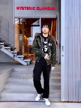 「N2B」｜「アイテム（ジャケット/アウター）」を使った、RYUさん（メンズ・172cm）の冬コーディネート