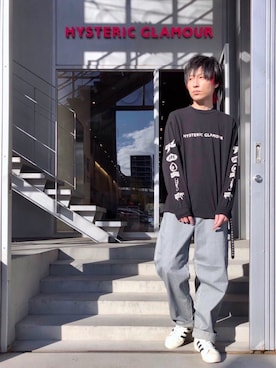 「ロンＴ」｜RYUさん（メンズ・172cm）の春コーディネート