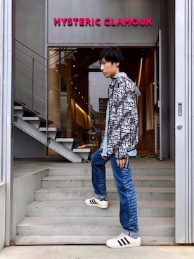 「カスタム」｜「アイテム（ブルゾン）」を使った、RYUさん（メンズ・172cm）の春コーディネート