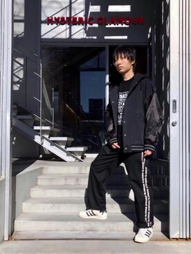 「ﾋﾞｯｸﾞｼﾙｴｯﾄ」｜「アイテム（ジャケット/アウター）」を使った、RYUさん（メンズ・172cm）の冬コーディネート