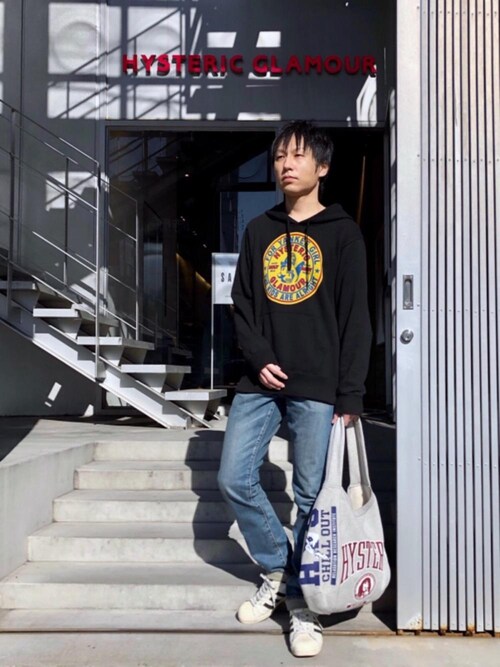 d*a様 ヒステリックグラマー ガール　アメリカ国旗　パーカー HYSTERIC GLAMOUR（ヒステリックグラマー）の「YANKEE GIRL パーカー