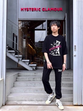 「ロックコーデ」｜「アイテム（アクセサリー）」を使った、RYUさん（メンズ・172cm）の秋コーディネート