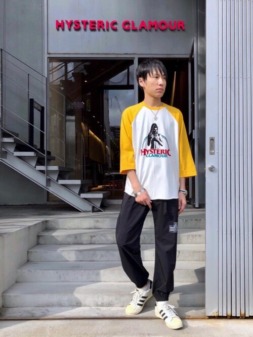 ヒステリックグラマー RAINBOW WOMAN 七分袖Tシャツ Lサイズ | unimac.az