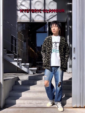 「ロンt」｜「アイテム（アクセサリー）」を使った、RYUさん（メンズ・172cm）の秋コーディネート